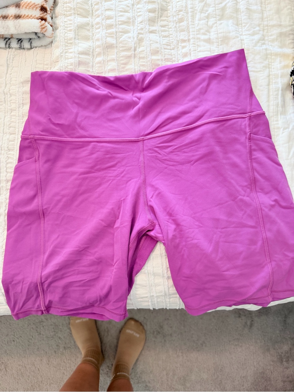 lululemon athletica High-Rise Fuchsia Bike Shorts